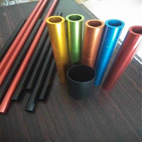 阳极氧化彩色铝管 6063薄壁铝管 6061精拉铝管图片由深圳市卓达金属